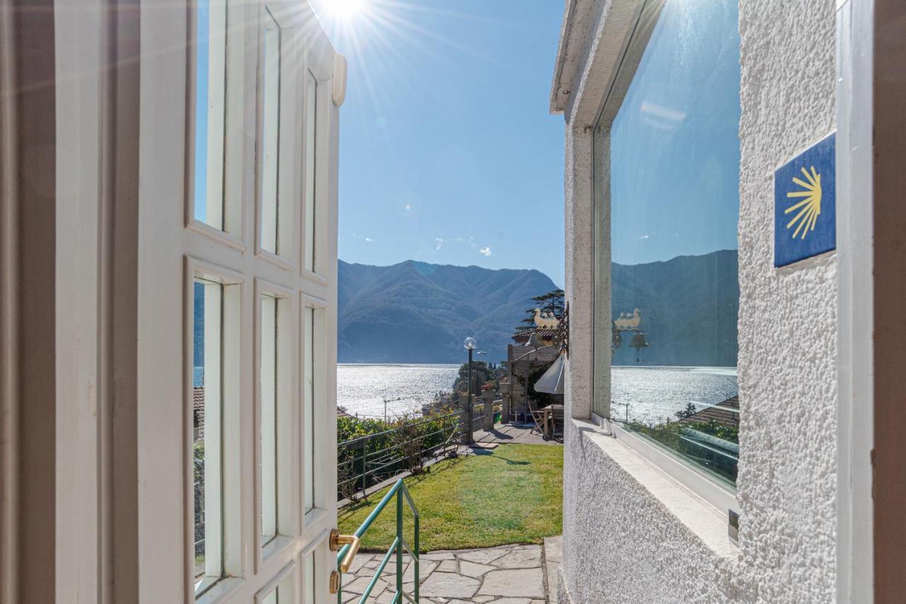 Casa Bambu - Splendida Vista Lago E Posto Auto 라글리오 외부 사진