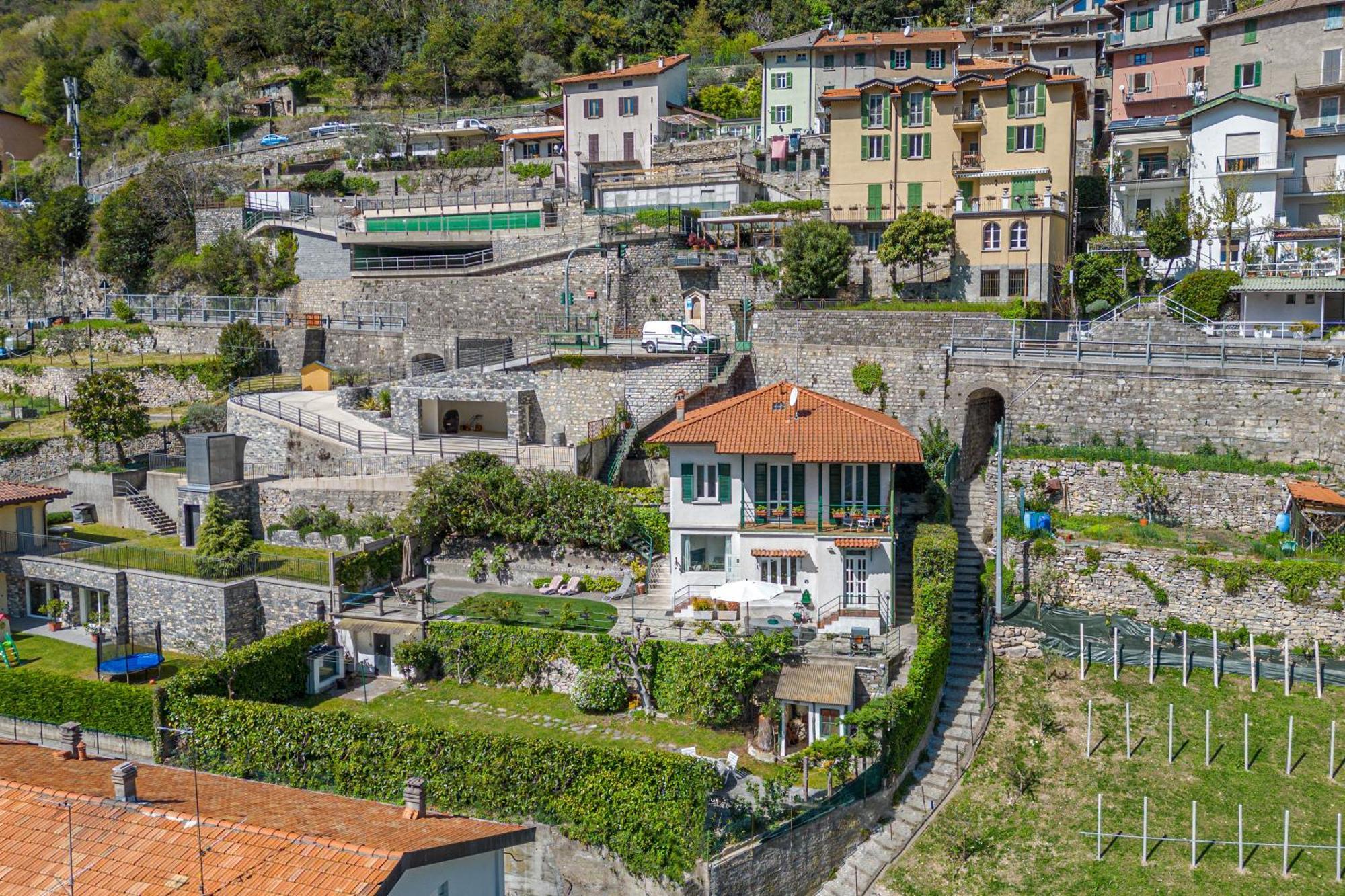 Casa Bambu - Splendida Vista Lago E Posto Auto 라글리오 외부 사진