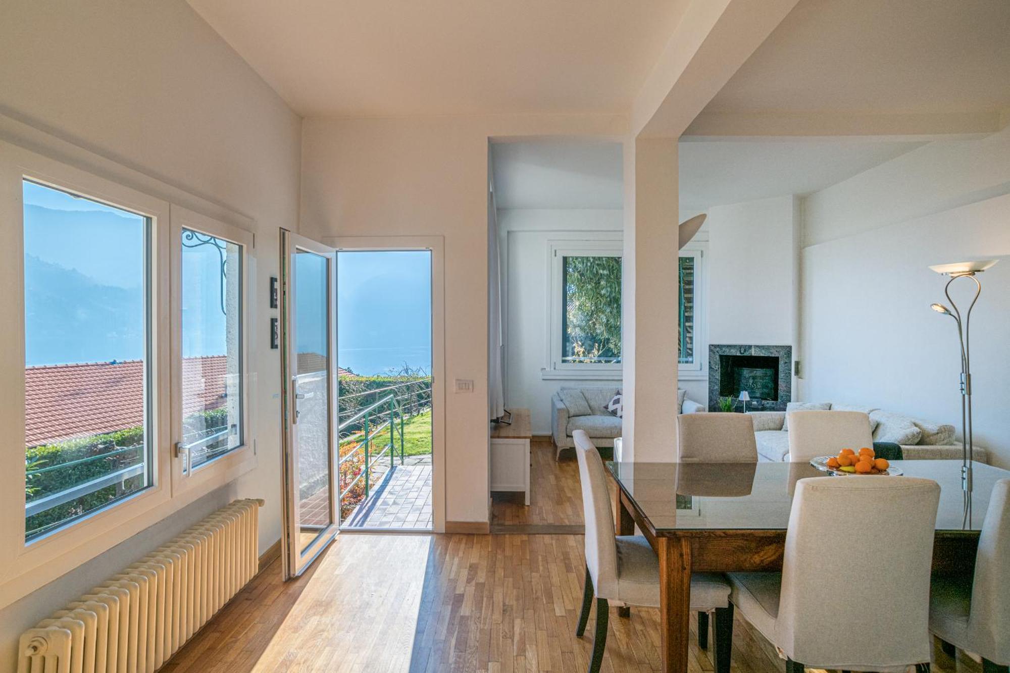 Casa Bambu - Splendida Vista Lago E Posto Auto 라글리오 외부 사진