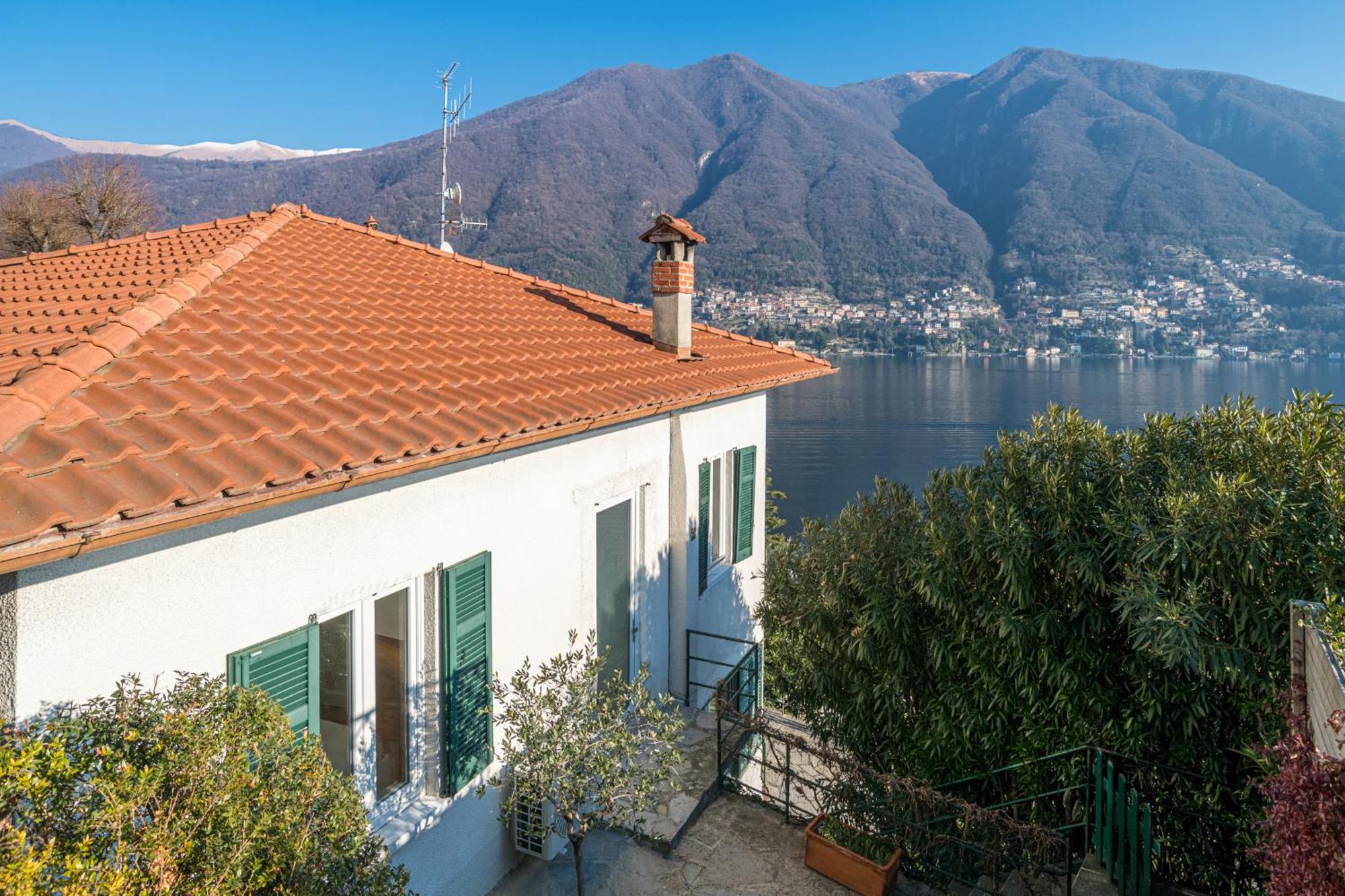 Casa Bambu - Splendida Vista Lago E Posto Auto 라글리오 외부 사진