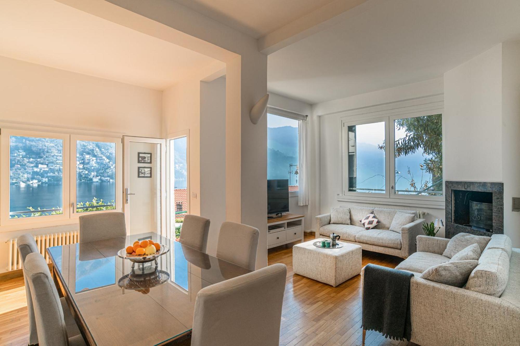 Casa Bambu - Splendida Vista Lago E Posto Auto 라글리오 외부 사진