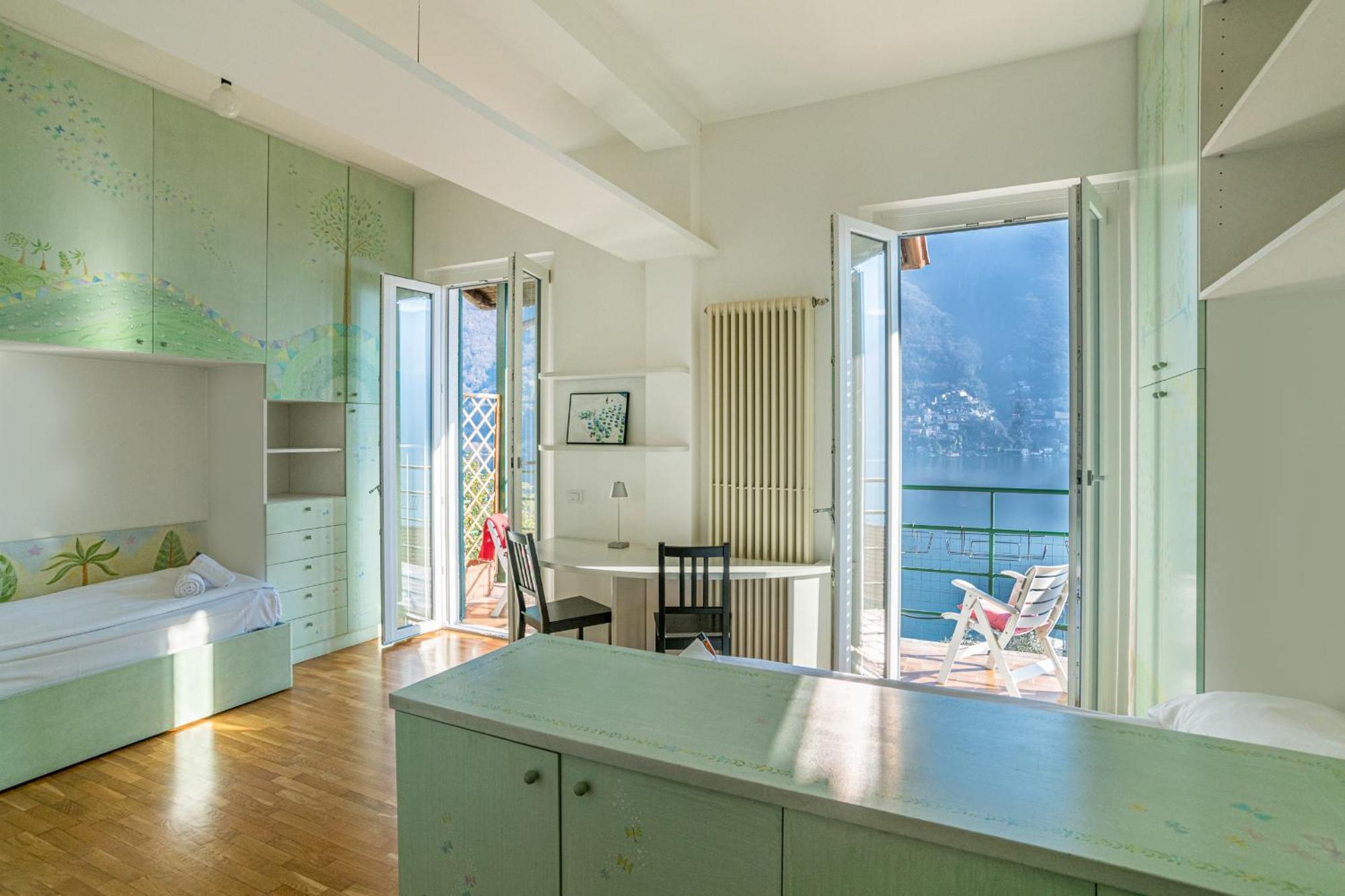 Casa Bambu - Splendida Vista Lago E Posto Auto 라글리오 외부 사진